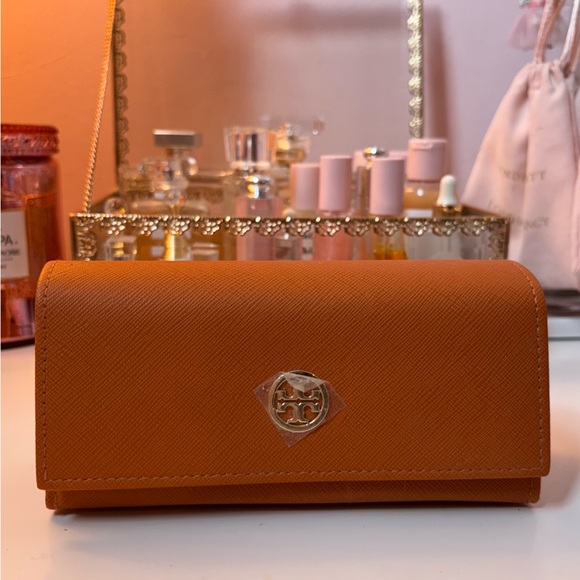 Tory Burch Orange Sunglasses Case naver used Condition Summer Spring Storage